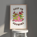 Keep On Growing – Boho Affirmation Art