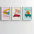 Kids Adventure Fun Posters – Set of 3 Playful Wall Art Prints