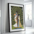 Royal Couple in Garden