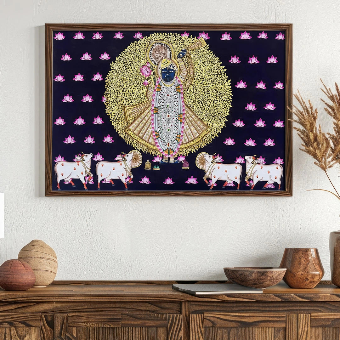Shrinathji with Sacred Cows