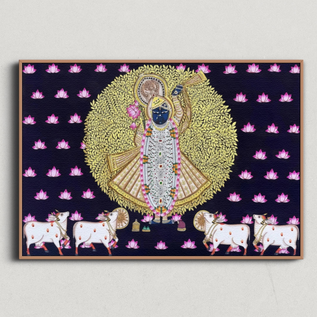 Shrinathji with Sacred Cows