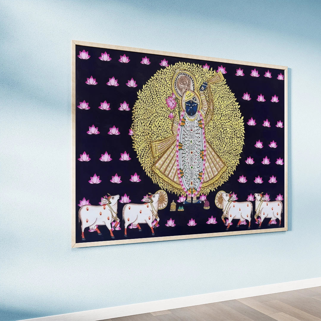 Shrinathji with Sacred Cows