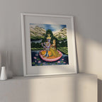 Radha Krishna on Lotus