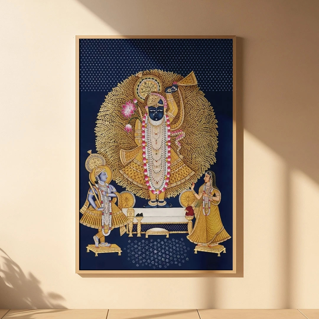 Shrinathji with Radha Krishna