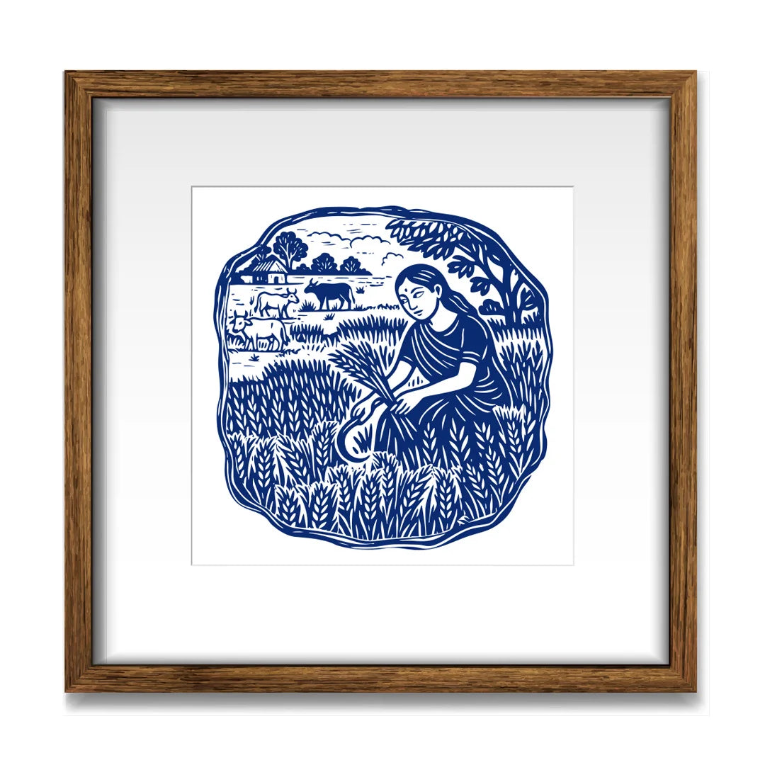 Indigo Village Life Art Set