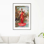 Goddess Lakshmi on Lotus