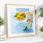 Citrus Bloom Still Life – Fresh Floral Kitchen Wall Art