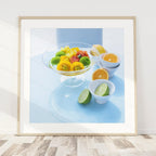 Citrus Bloom Still Life – Fresh Floral Kitchen Wall Art