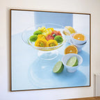 Citrus Bloom Still Life – Fresh Floral Kitchen Wall Art
