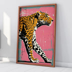 Bold Leopard Pop Art
