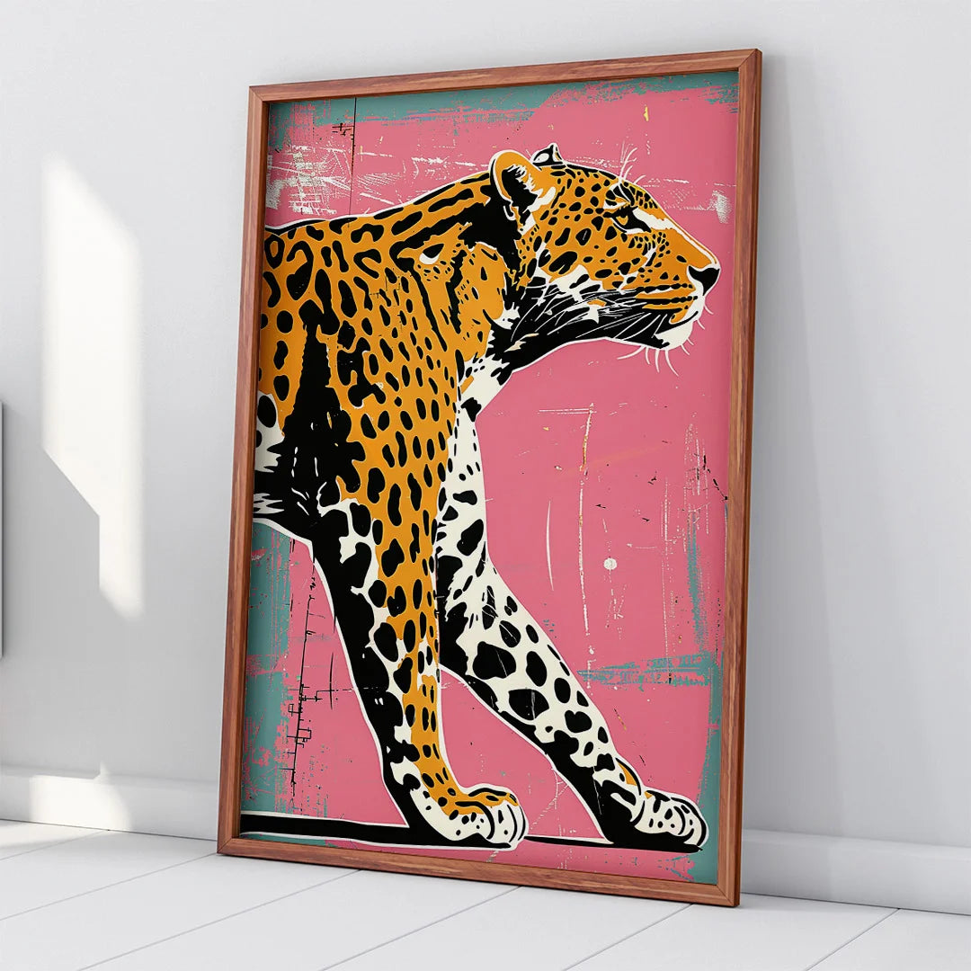 Bold Leopard Pop Art