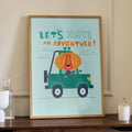 Let’s Have an Adventure – Fun Kids Wall Art Poster