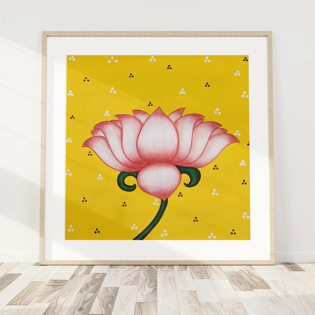 Divine Lotus Bloom – Vaastu Peace & Prosperity Wall Art