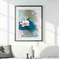 Serene Lotus Flow – Vaastu Peace Wall Art