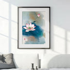 Serene Lotus Flow – Vaastu Peace Wall Art