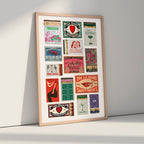Vintage Matchbox Collage