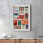 Vintage Matchbox Collage