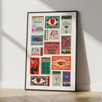 Vintage Matchbox Collage