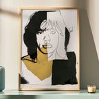 Abstract Line Portrait