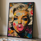 Bubblegum Love Portrait Poster