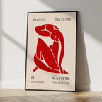 Matisse Cut-Out – Red Figure