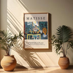 Interior with Egyptian Curtain – by Henri Matisse