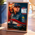 Max Verstappen F1 Poster