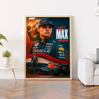 Max Verstappen F1 Poster