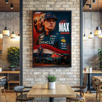 Max Verstappen F1 Poster