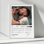 Lionel Messi World Champion Poster