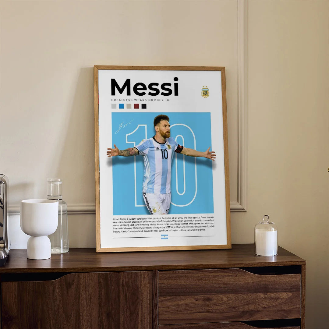 Messi No.10 Poster