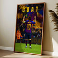 GOAT Messi Poster
