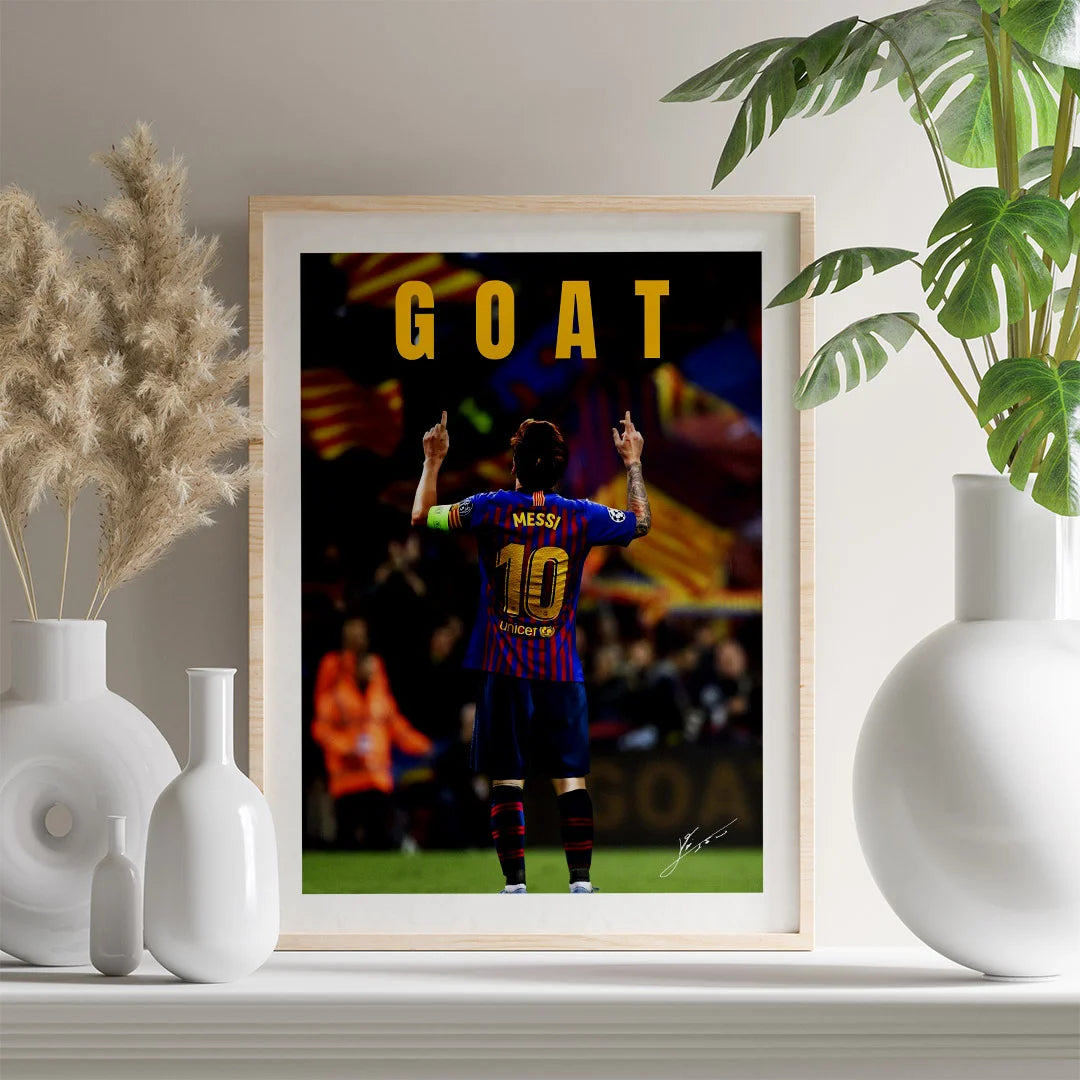 GOAT Messi Poster