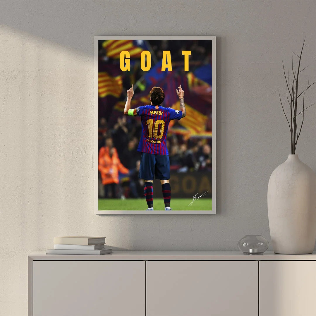 GOAT Messi Poster