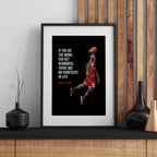 Michael Jordan Motivation Poster