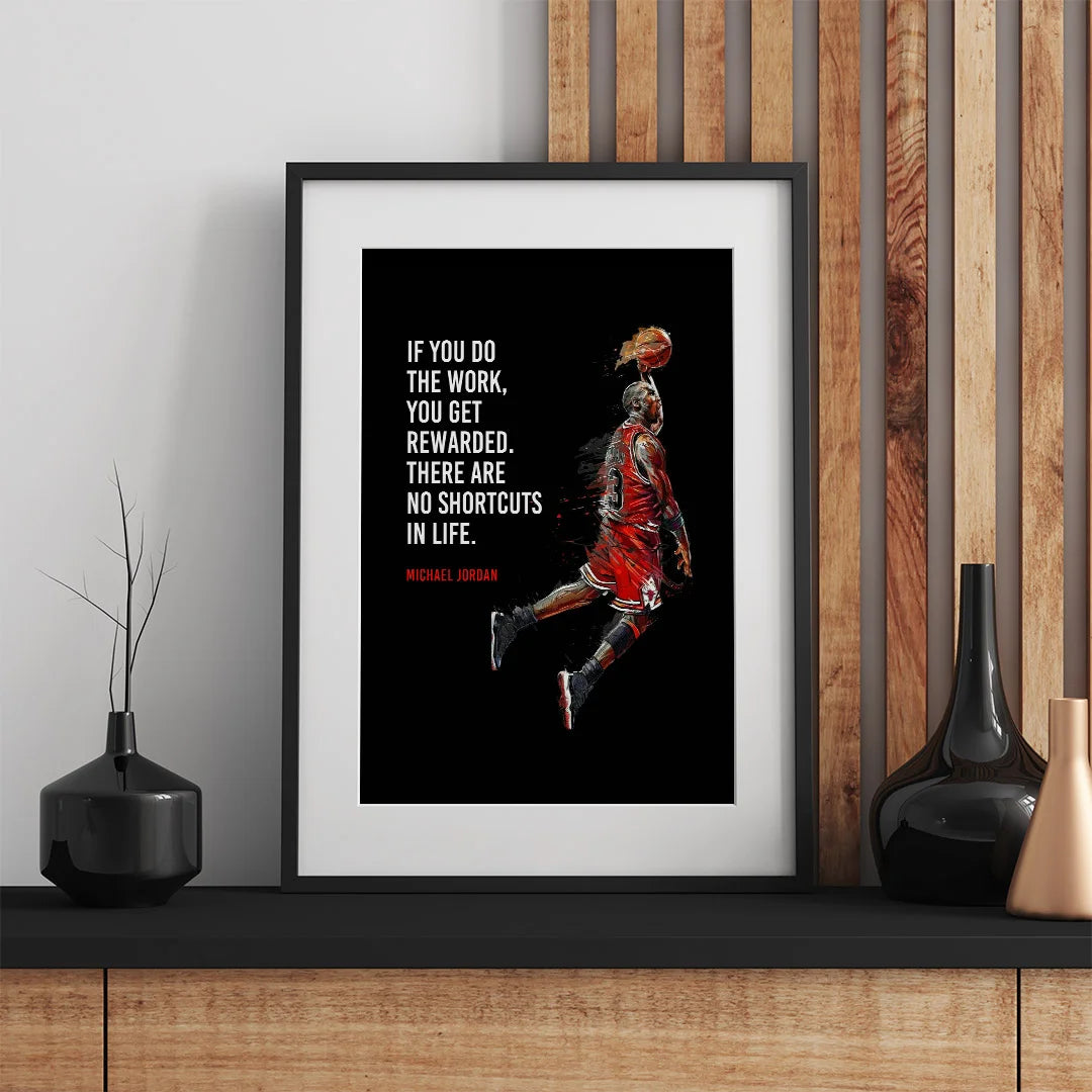 Michael Jordan Motivation Poster