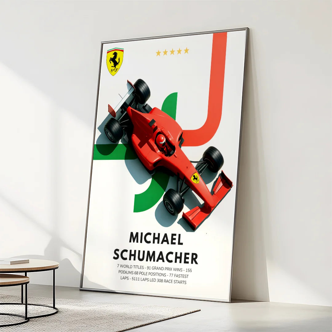 Michael Schumacher Ferrari F1 Poster