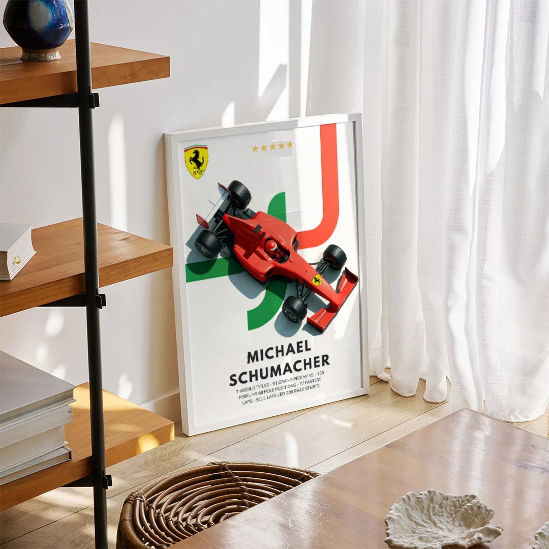 Michael Schumacher Ferrari F1 Poster