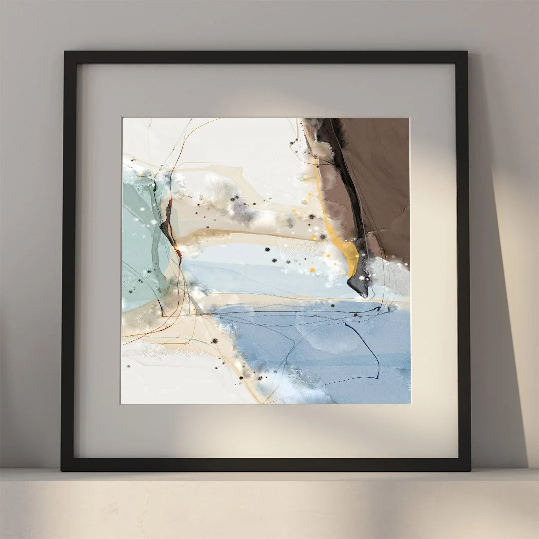 Modern Abstract Flow – Set of 3 Contemporary Wall Art Prints