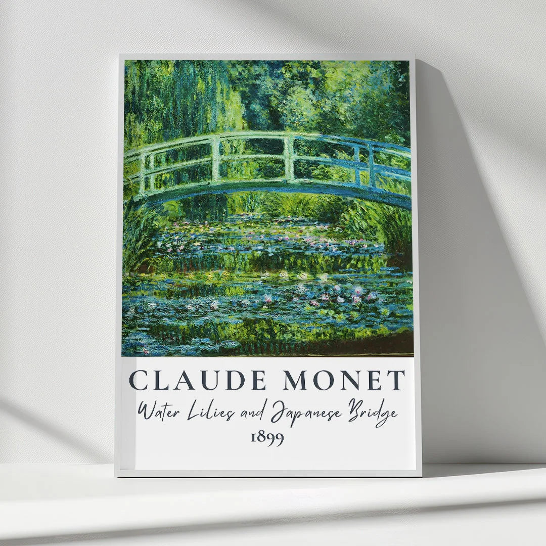 Water Lilies and Japanese Bridge – by Claude Monet