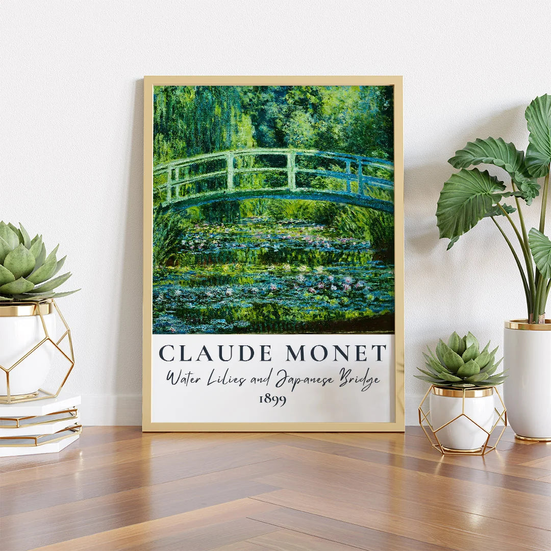 Water Lilies and Japanese Bridge – by Claude Monet