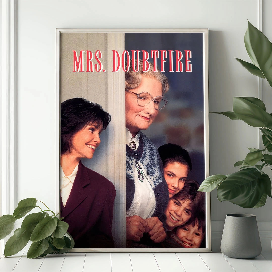 Mrs. Doubtfire – Classic Family Comedy Movie Poster