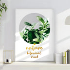 Nature Botanical Mood – Set of 3 Minimal Green Wall Art Prints