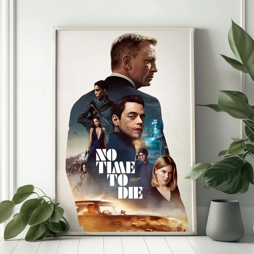 No Time to Die – James Bond 007 Action Poster