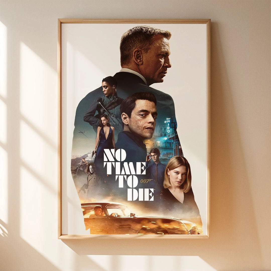 No Time to Die – James Bond 007 Action Poster