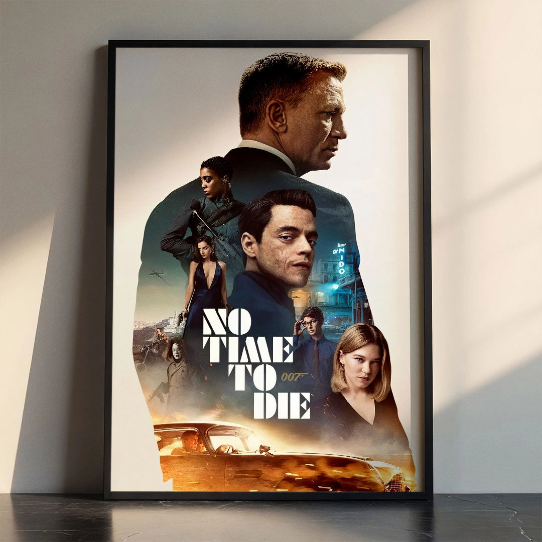 No Time to Die – James Bond 007 Action Poster