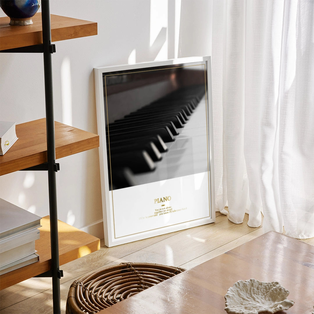 Minimal Piano Poster