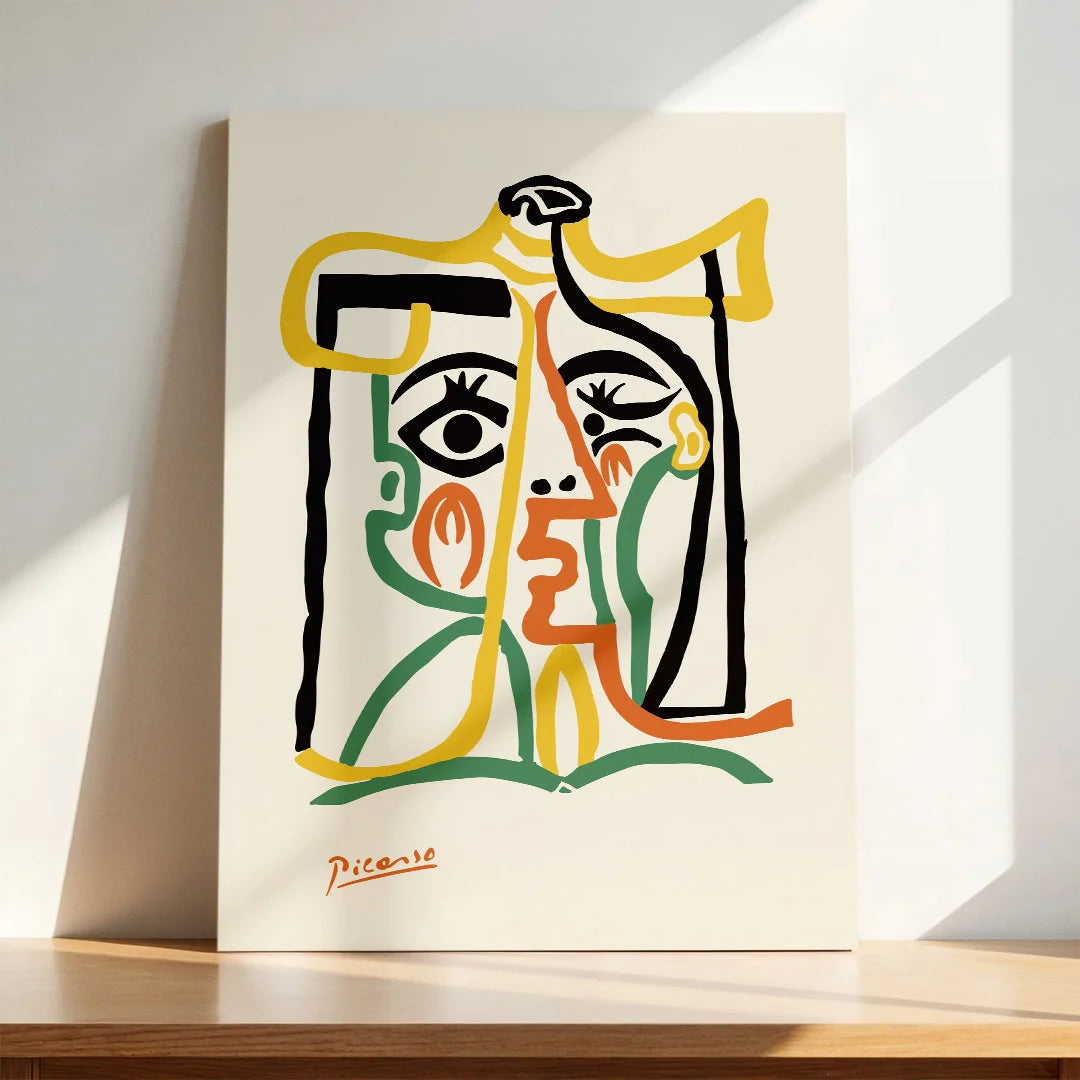 Abstract Portrait – by Pablo Picasso