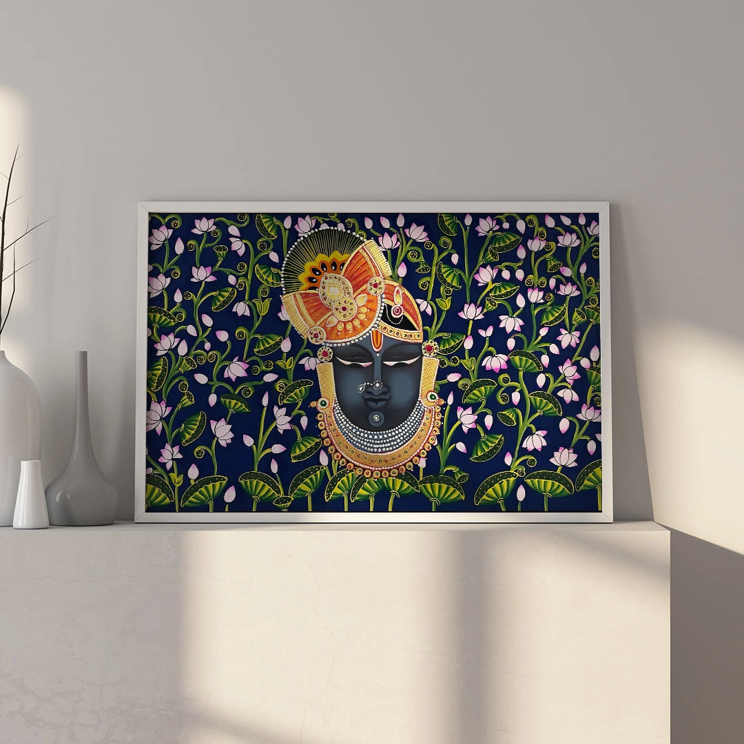Shrinathji in Lotus Garden