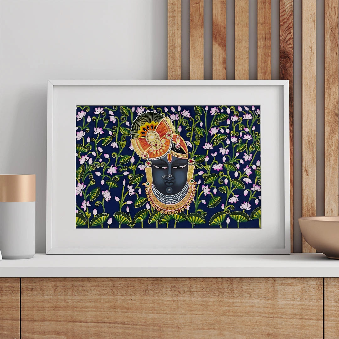 Shrinathji in Lotus Garden